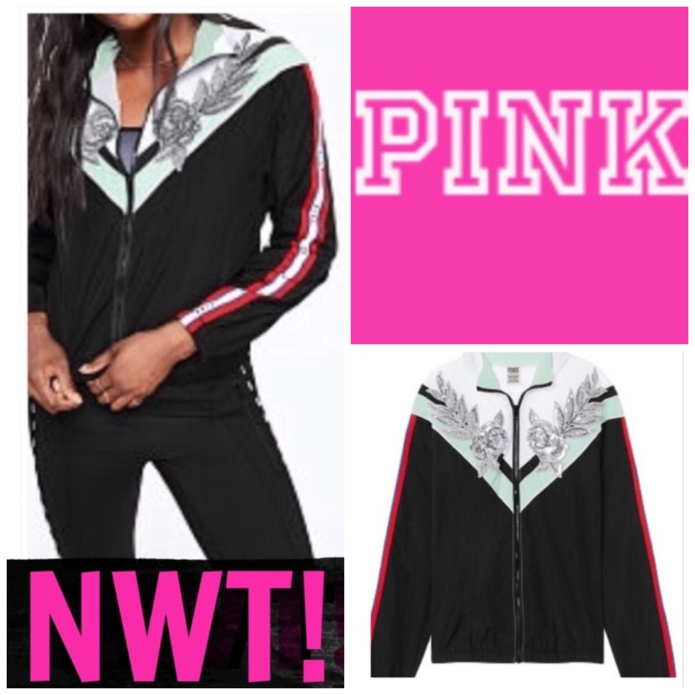 SALE💎NWT! PINK BLING PERFECT ANORAK FULL-ZIP 💎